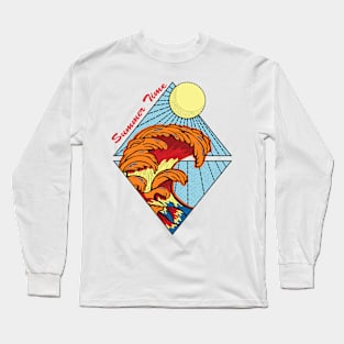 Set the Waves Ablaze Long Sleeve T-Shirt